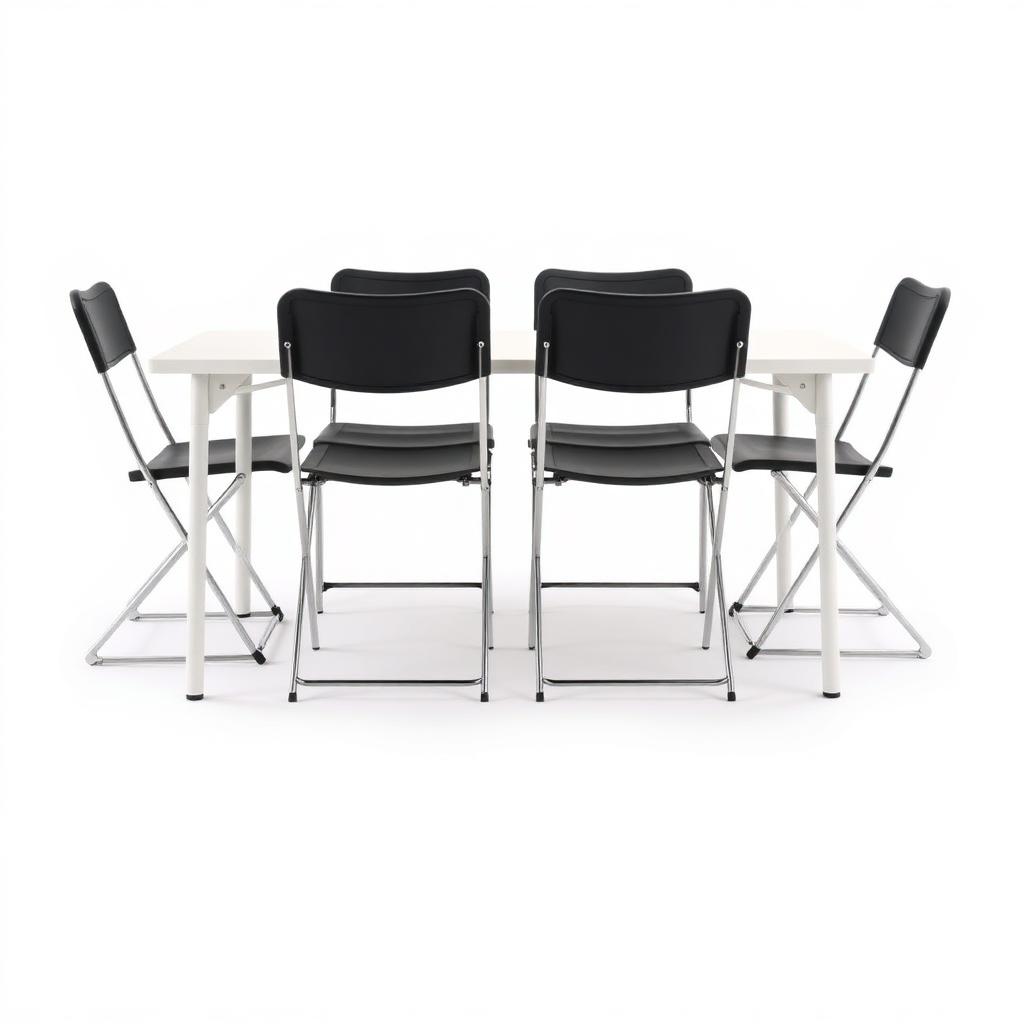 Foldable Chair & Table Combo